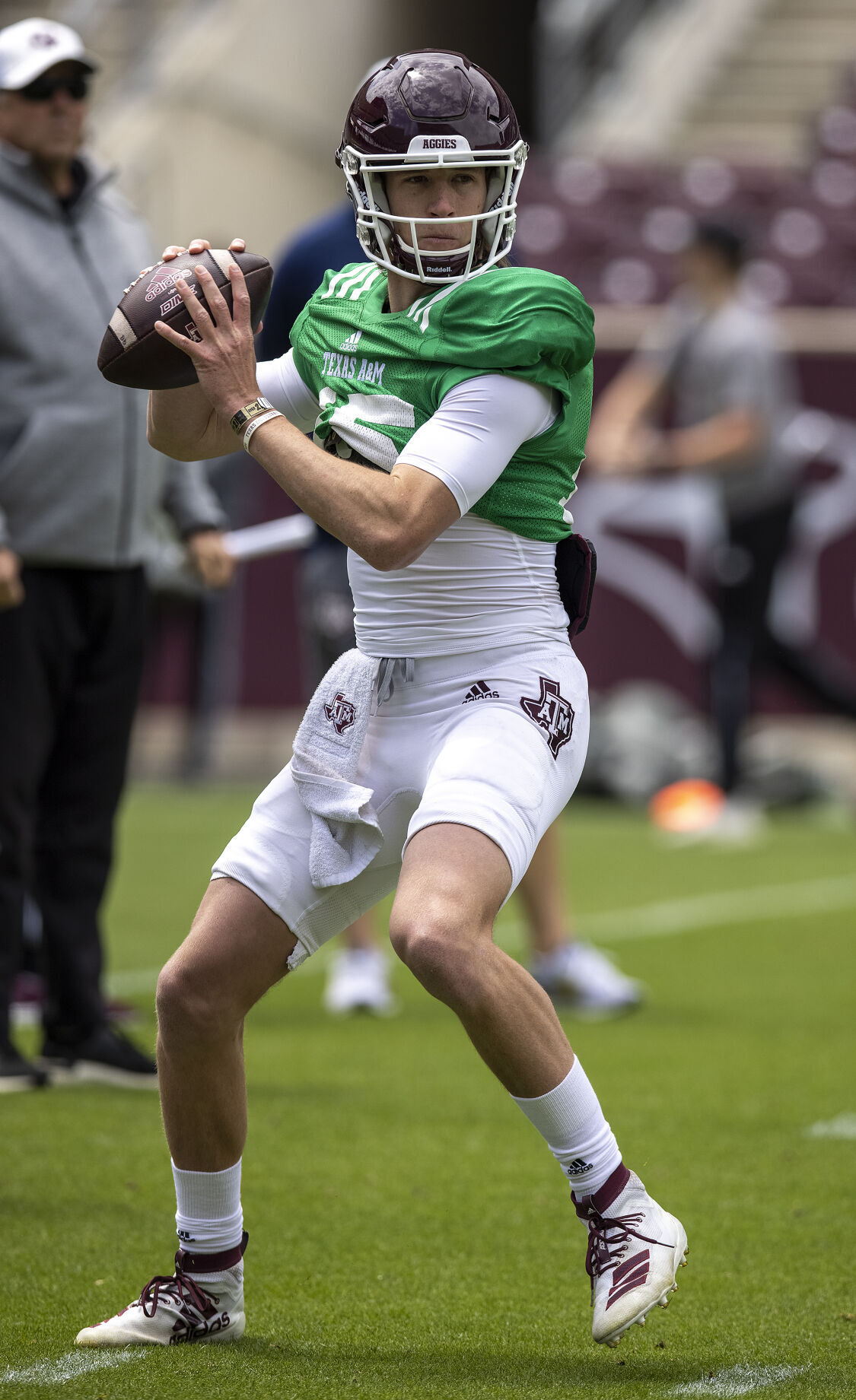 Spring football practice